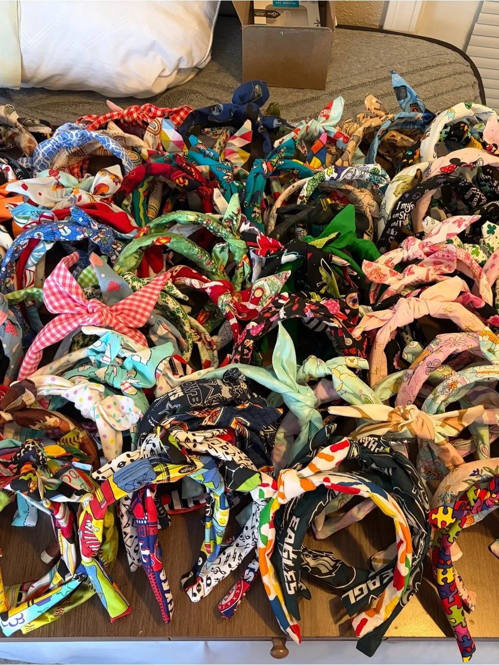 Handmade Fabric Knot Headbands - Assorted Designs **130 pcs, business closeout**